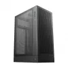 PC korpus DeepCool CH170 PLUS Tower Must — micro-ATX/mini-ITX, karastatud klaas, USB-C, ülemine PSU