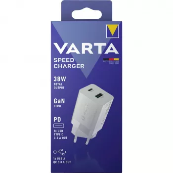 Siselaadija Varta 57955 101 111 Universaalne Valge Vahelduvvool Kiirlaadimine