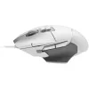 Mängurihiire komplekt Logitech G G502 X koos G240 kõva mängurihiirematiga — paremakäeline, optiline 25600 DPI, USB Type-A, 13 nuppu, valge