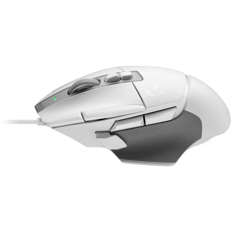 Mängurihiire komplekt Logitech G G502 X koos G240 kõva mängurihiirematiga — paremakäeline, optiline 25600 DPI, USB Type-A, 13 nuppu, valge