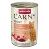 ANIMONDA Carny Adult Kana, kalkun, pardisüdamed - märg kassitoit - 400g