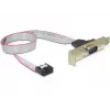 Serial kaabel DeLOCK 89300 0.4m DB9 hall