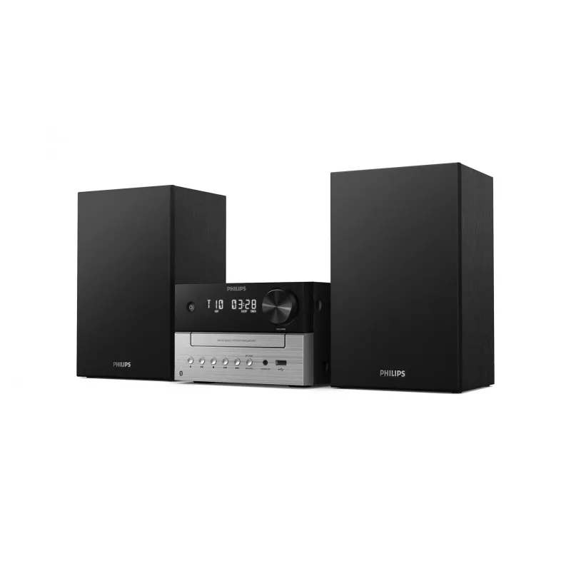 Philips TAM3205M2 koduaudiosüsteem Koduaudio mikrosüsteem 20 W Must, Hõbedane