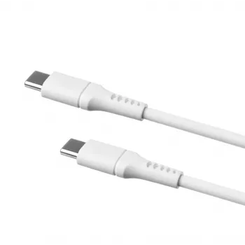 USB-C–USB-C fikseeritud kaabel FIXED FIXDLS-CC2-WH, 2 m, 60 W