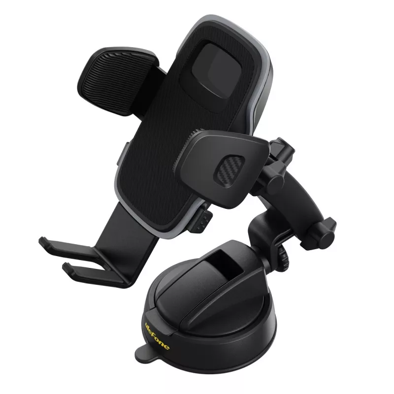Auto telefoni hoidik UleFone Armor Mount UF-UAN16 reguleeritava nurgaga kinnitus nutitelefonidele