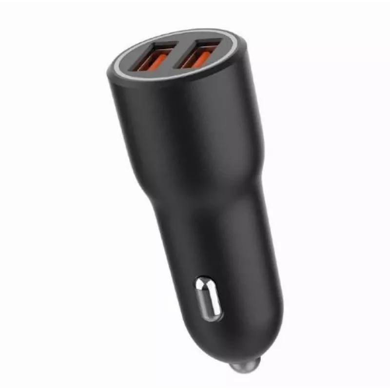 Autos mobiilseadme laadija Gembird TA-UC-A2QC36-CAR-01, 36 W, 12–24V, sigaretisüütaja pesa, must