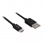 USB 2.0 A to USB-C kaabliadapter Sharkoon 0.5 m, must