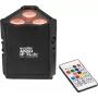 Akutoitel RGBW LED-parvalgusti EUROLITE AKKU IP TL-3 QCL laetava akuga, IP-reitinguga kaasaskantav valgusti