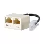 METZ CONNECT UAE - võrguadapter - RJ-45 (emale) kuni RJ-45 (isane) - 10 cm - pärlvalge (130607440101-E)