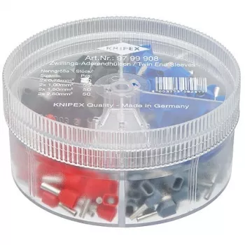 Knipex 97 99 908 viimasesortiment täielikult isoleeritud hall, punane, must, sinine 200 tk