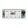PoE süstija Extralink 4-pordiline 4x 100Mb/s RJ45, Fast Ethernet, 48 V, ilma korpuseta