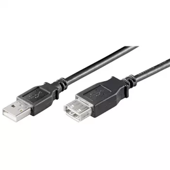 USB-pikenduskaabel GOOBAY 93600 — USB A USB A-le, USB 2.0, 3 m, must