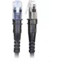 PatchSee ThinPATCH - patch-kaabel - RJ-45 (M) kuni RJ-45 (M) - 60cm - 4,9 mm - FTP - CAT 6a - IEEE 802,3at - Varjestatud, Halogeenivaba - Must (TP-6A-F/2)