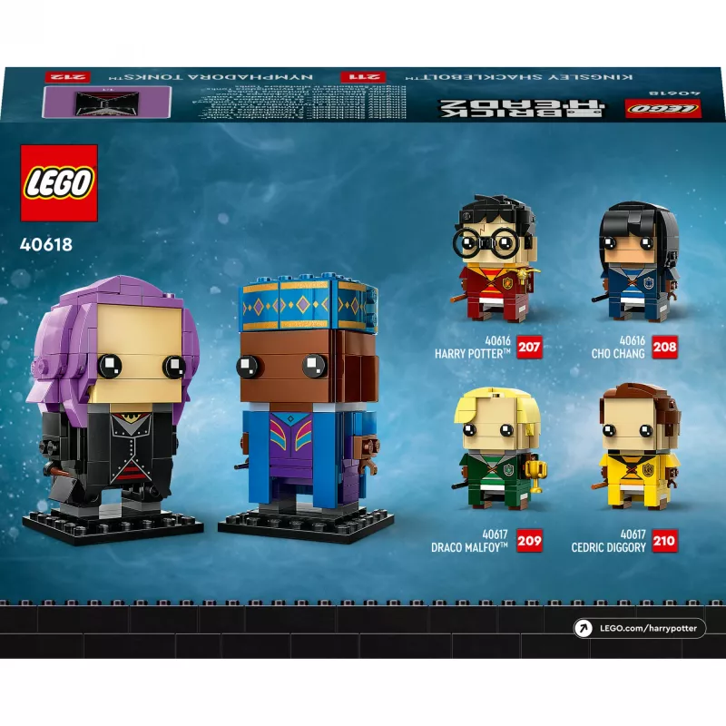 Lego Brickheadz Harry Potter 40618 Kingsley Shacklebolt ja Nimfadora Tonks