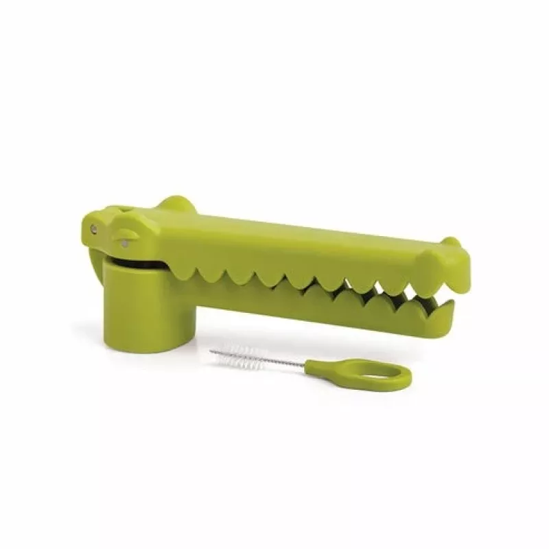 Küüslaugupress varrega Ototo Design Garligator roheline plastik teras