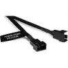 Kaablipikendus Alphacool 18673 Plast Must 150mm