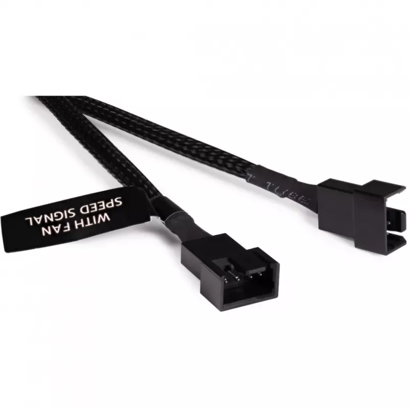 Kaablipikendus Alphacool 18673 Plast Must 150mm
