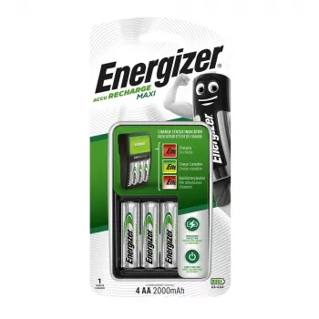 ENERGIZER Maxi ACCU HR6 POW akulaadija + 2 AA 2000 mAh akut