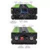 Qoltec Monolith Pingemuundur | Aku laadimine | UPS | 2000W | 4000W | 12V kuni 230V | Puhas siinus | LCD must-roheline