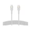 Belkin BOOSTCHARGE PRO Flex USB-kaabel 1 m USB 2.0 USB C Valge (CAB011BT1MWH)