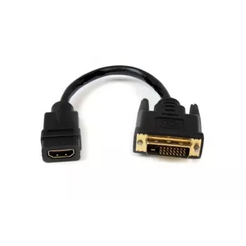 DVI-HDMI adapter Garbot 31.20.9001 — 15 cm kaabel, must