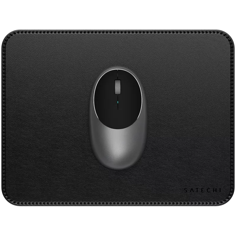Satechi Premium hiir Pad - vegan nahast hiirematt (must)