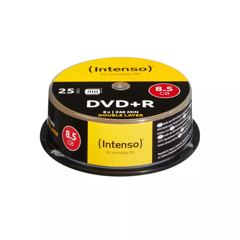 DVD+R DL Intenso 8.5GB 8x Double Layer 25 tk