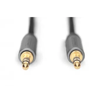 Digitus heliühenduskaabel 3,5 mm pesa 3,5 mm pesale 1,8 m must