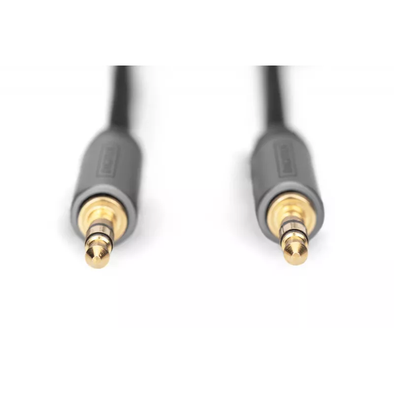 Digitus heliühenduskaabel 3,5 mm pesa 3,5 mm pesale 1,8 m must