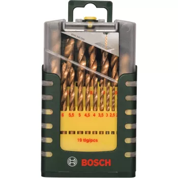 Bosch Prom 19-osaline metallipuuride komplekt HSS-TiN | 2607017152 Puurikomplekt 19 tk