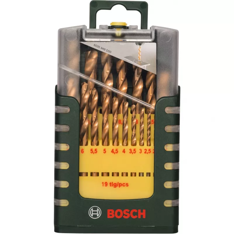 Bosch Prom 19-osaline metallipuuride komplekt HSS-TiN | 2607017152 Puurikomplekt 19 tk
