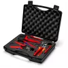 Kaablikrimpsaja komplekt Knipex 97 91 04 V01 Hall Oranž Punane 5 tk