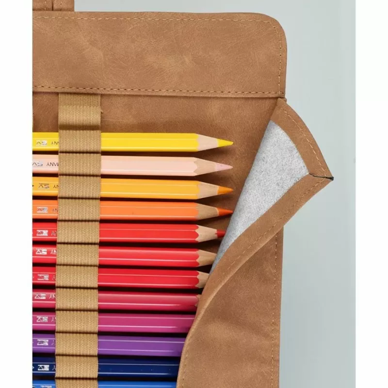 Pinal Faber-Castell 180010 Pehme pinal PU-nahk Pruun