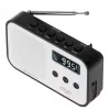 Portable digital radio Adler AD 1907 — AM/FM, digital tuner, alarm, USB-C, 600 mAh battery, LCD, 20 presets, telescopic antenna