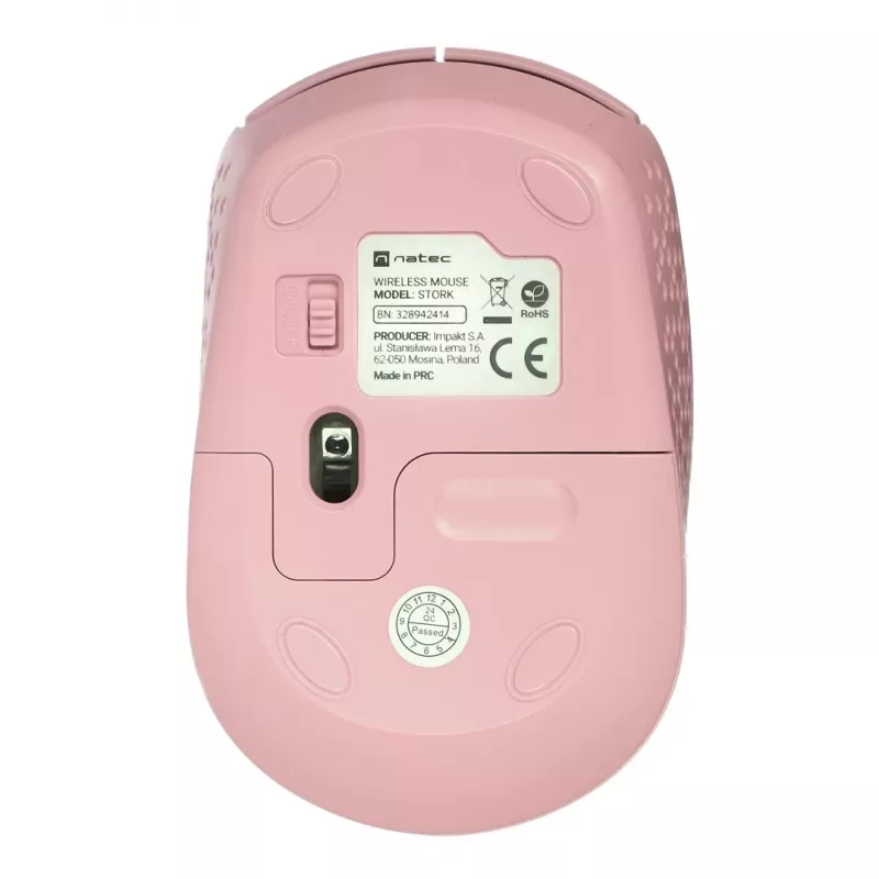 NATEC STORK hiir Kodu Mõlemakäeline RF juhtmevaba + USB Type-A Optiline 1600 DPI