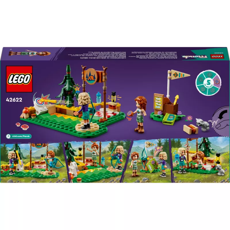Ehitusmänguasi LEGO Friends Viburadade seikluslaager 42622 — 157 detaili, 2 minifiguuri, vanus 6+
