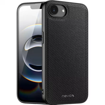 Ümbris Nevox 2499 mobiiltelefonile Must iPhone 16e 15,5 cm