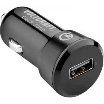 VOLTCRAFT CQCP-3000 USB laadija sõidukile, veoautole väljundvool (max.) 3000 mA 1 x USB Qualcomm Quick Charge 3.0 (VC-11507505)
