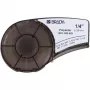 Märgistuslint Brady M21-250-423, termosiirde polüester, must valgel, 6,35 mm x 6,4 m