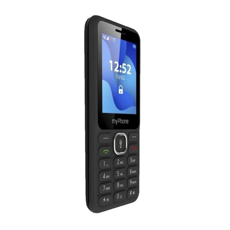 Mobiiltelefon MYPHONE myPhone 6320, 2,4-tolline ekraan, Dual SIM, 1000 mAh, Bluetooth, FM-raadio, Must