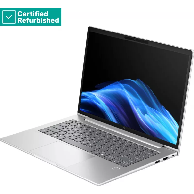 RENEW SILVER HP EliteBook 6 G1i 14 - Ultra 7-255U, 16 GB, 512 GB SSD, 14 WUXGA 300-nit AG, 5MP IR-kaamera, sõrmejäljelugeja, USA taustvalgustusega klaviatuur, 56 Wh, Win 11 Pro, 1 aasta