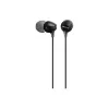 Sony MDR-EX15AP, juhtmega, 8 - 22000 Hz, kõned/muusika, 3 g, peakomplekt, must