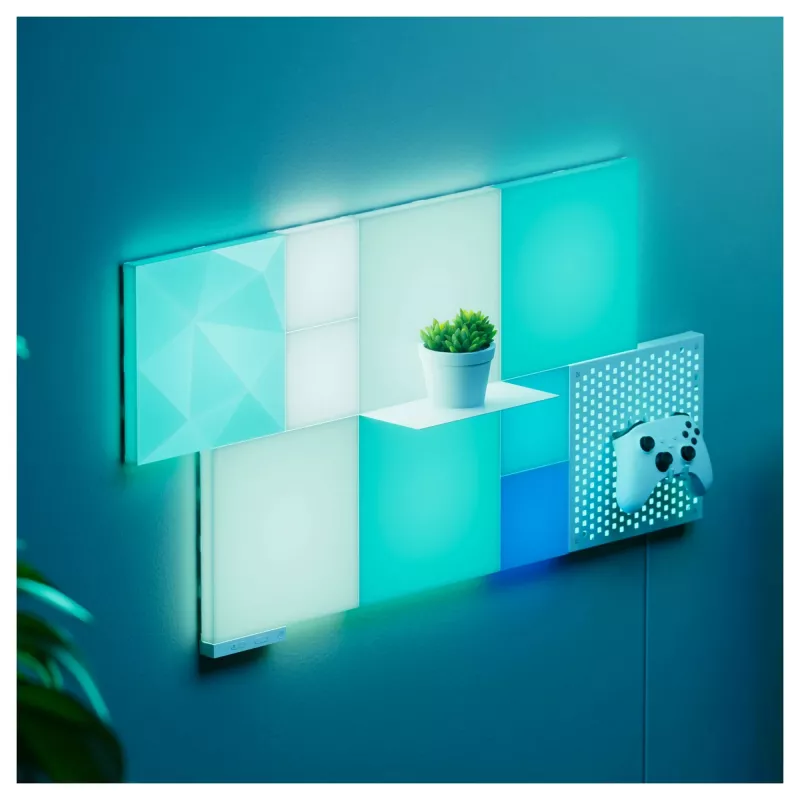 LED-paneelvalgusti Nanoleaf N8100E00-2TBS — Ruudukujuline RGB, alalisvoolutoide, 2 tk pakendis