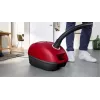 Tolmuimeja Bosch BGB 41RD3H — 600 W, 4 L tolmukott, HEPA filter, 11 m tööraadius, teleskooptoru, punane