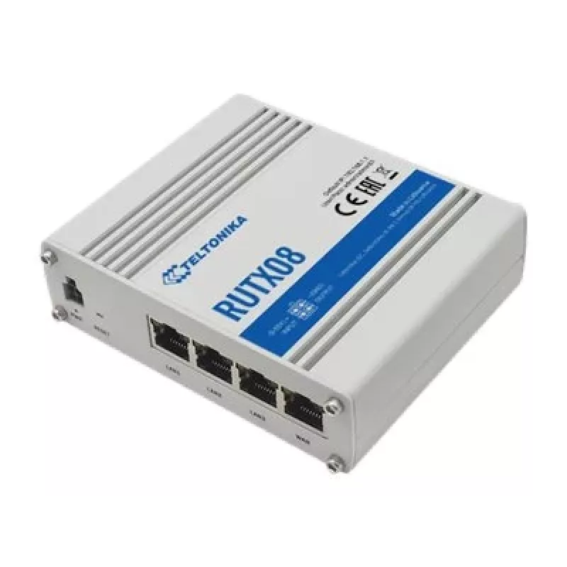 Teltonika RUTX08 juhtmega ruuter Gigabit Ethernet roostevaba teras