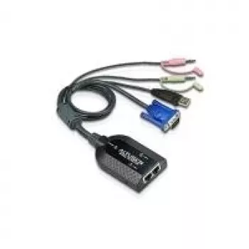 ATEN Dual USB - VGA to CAT5e/6 KVM adapterkaabel heli ja virtuaalse meedia toega (ainult KM0932 jaoks)