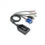ATEN Dual USB - VGA to CAT5e/6 KVM adapterkaabel heli ja virtuaalse meedia toega (ainult KM0932 jaoks)