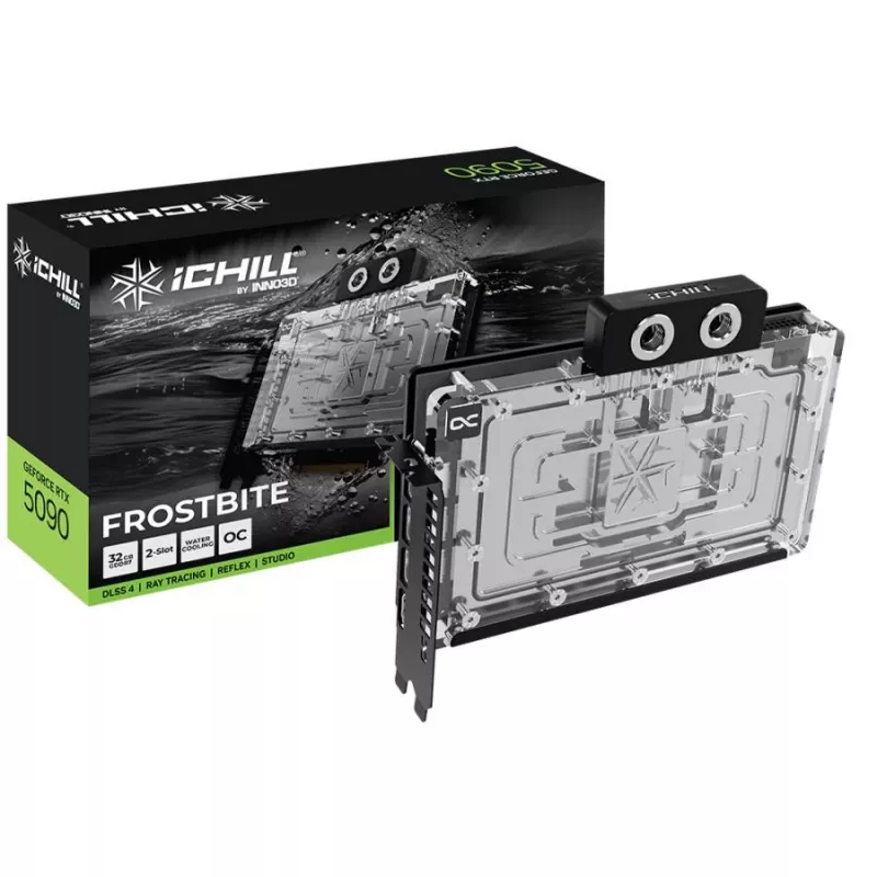 INNO3D GeForce RTX 5090 iCHILL Frostbite 32GB GDDR7 graafikakaart