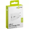 USB-C PD GaN kiirlaadija õhuke (30 W) (valge)