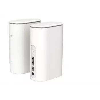 ZTE Z1320 traadita ruuter Gigabit Ethernet Kaheriba (2,4 GHz / 5 GHz) Valge